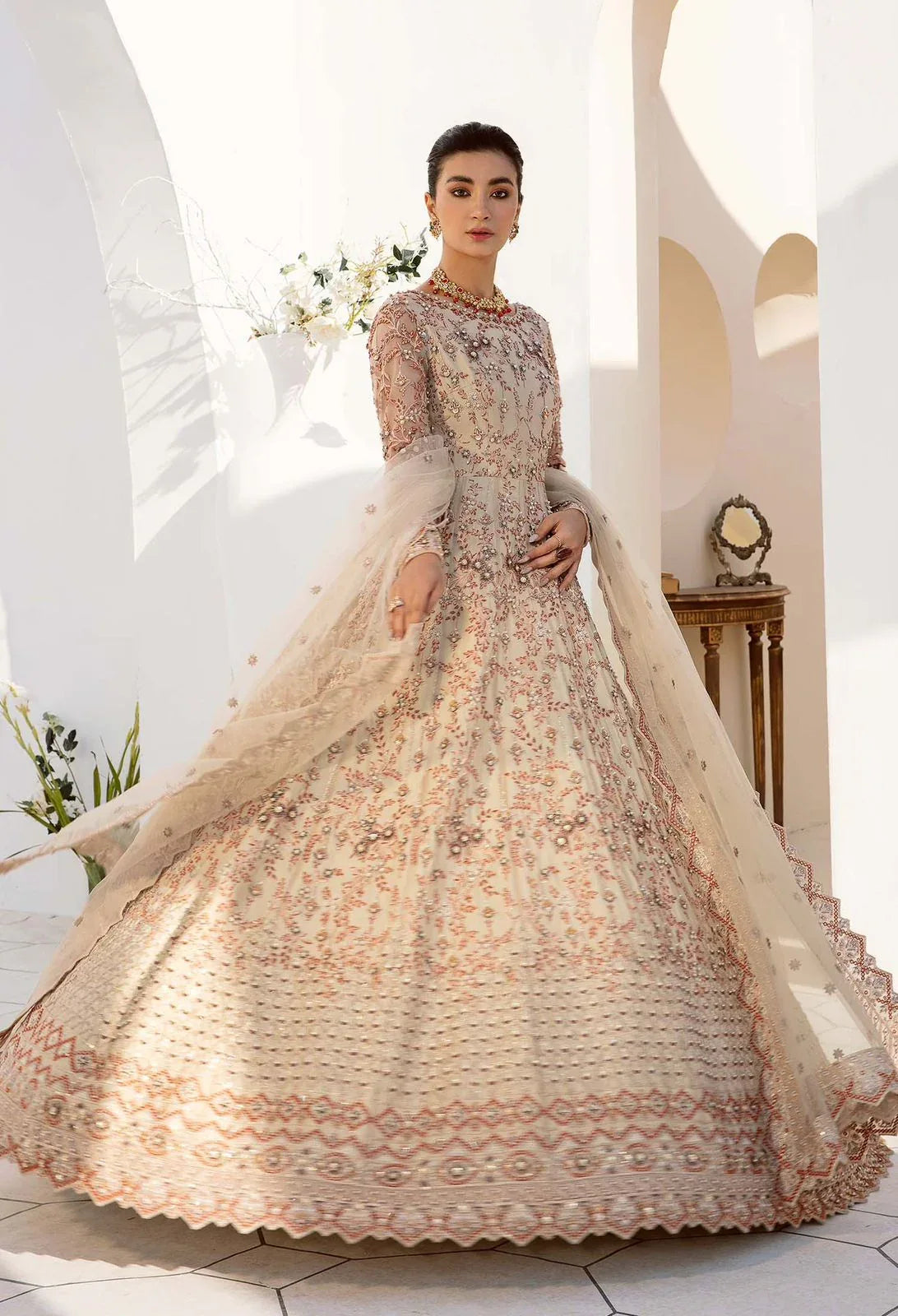 AKBAR ASLAM SELENE U-1463 FORMAL COLLECTION STITCHED - Rang-e-Khaas