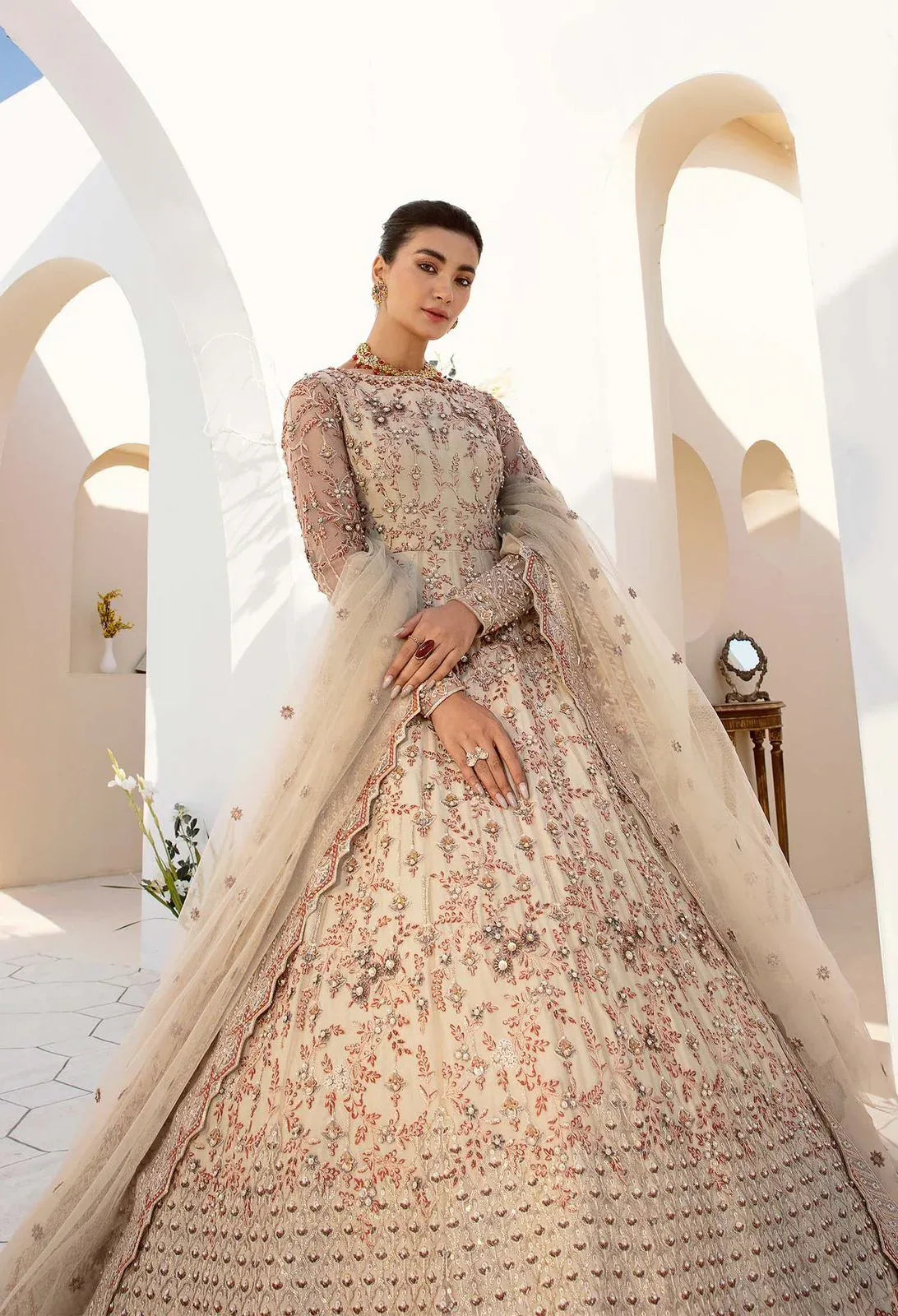 AKBAR ASLAM SELENE U-1463 FORMAL COLLECTION STITCHED - Rang-e-Khaas