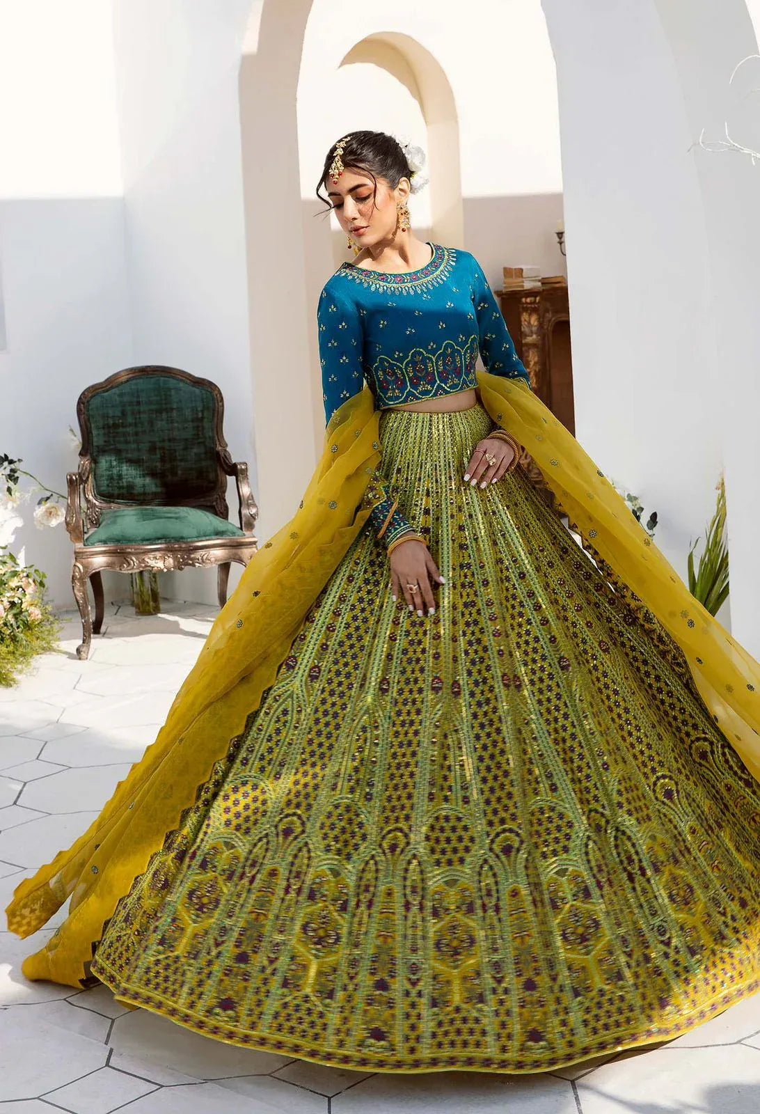 AKBAR ASLAM LITA U-1466 FORMAL COLLECTION STITCHED - Rang-e-Khaas