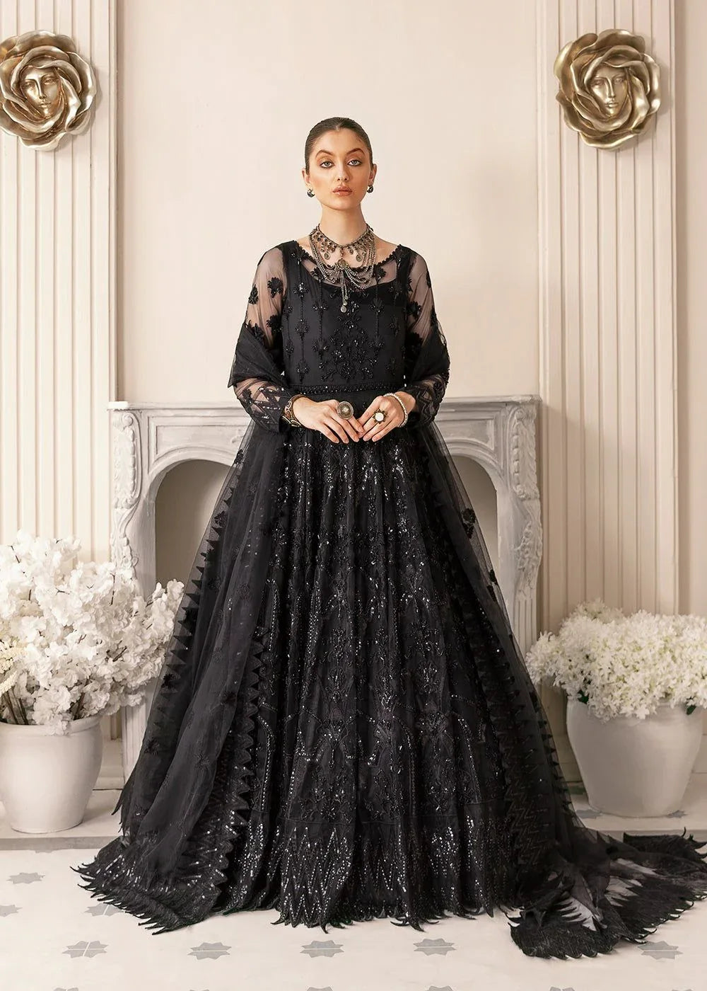 AKBAR ASLAM VRITRA U-1372 FORMAL COLLECTION STITCHED - Rang-e-Khaas