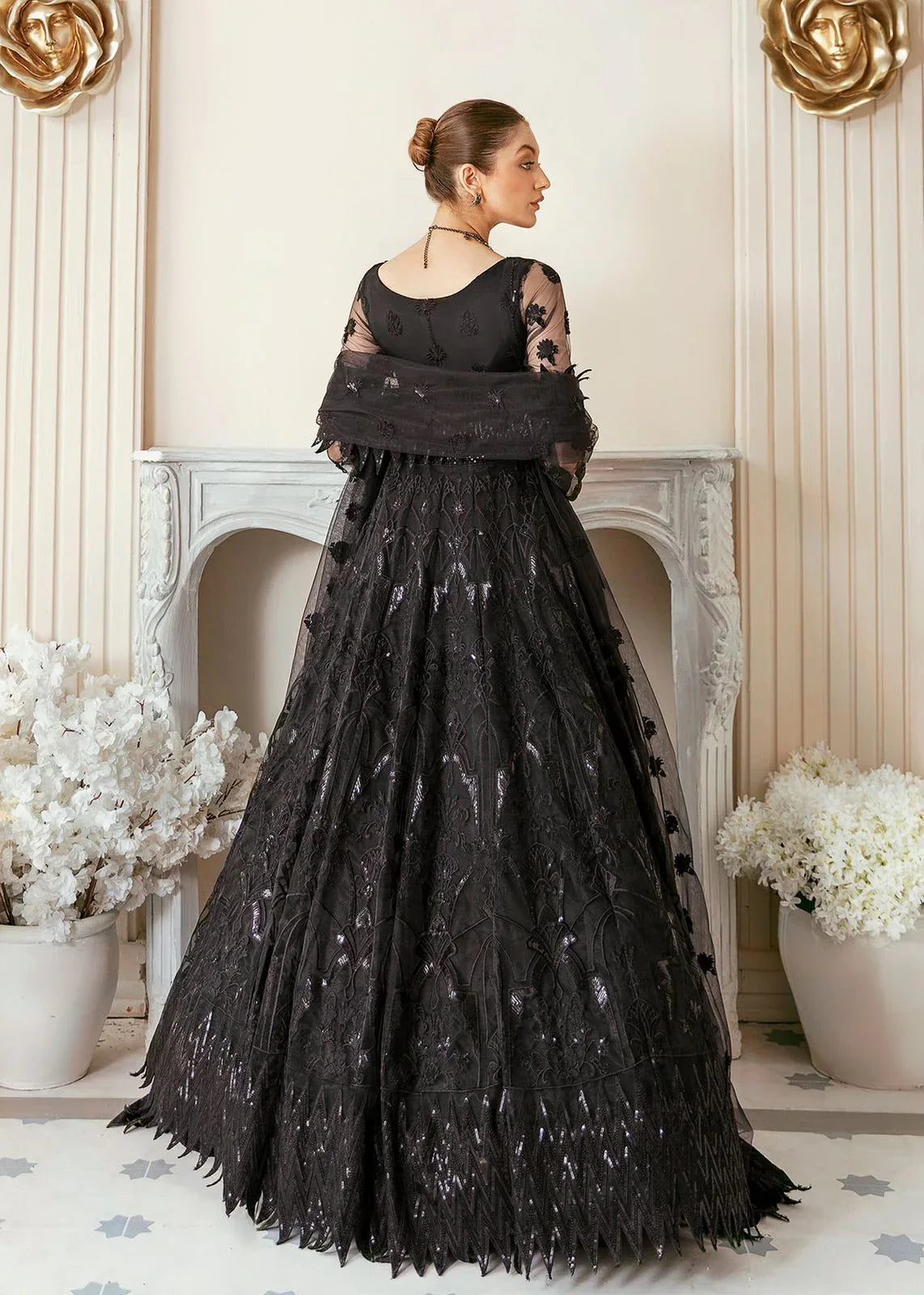 AKBAR ASLAM VRITRA U-1372 FORMAL COLLECTION STITCHED - Rang-e-Khaas