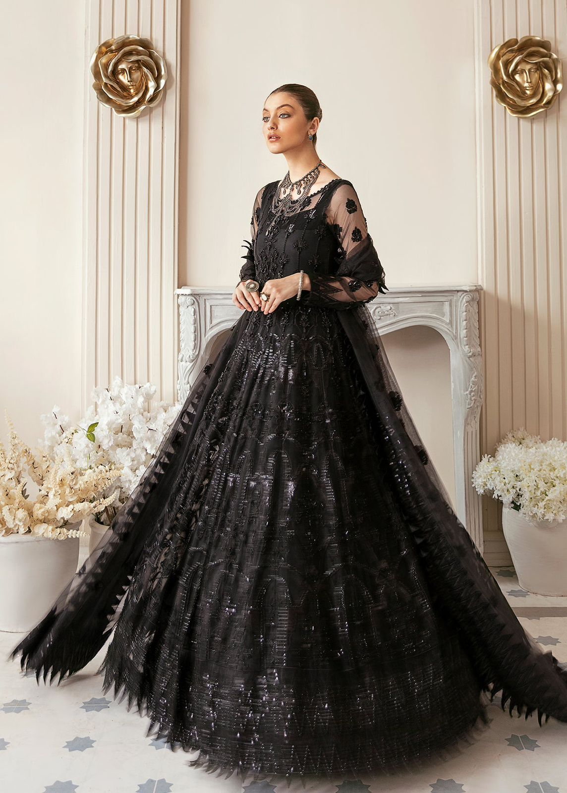 AKBAR ASLAM VRITRA U-1372 FORMAL COLLECTION STITCHED