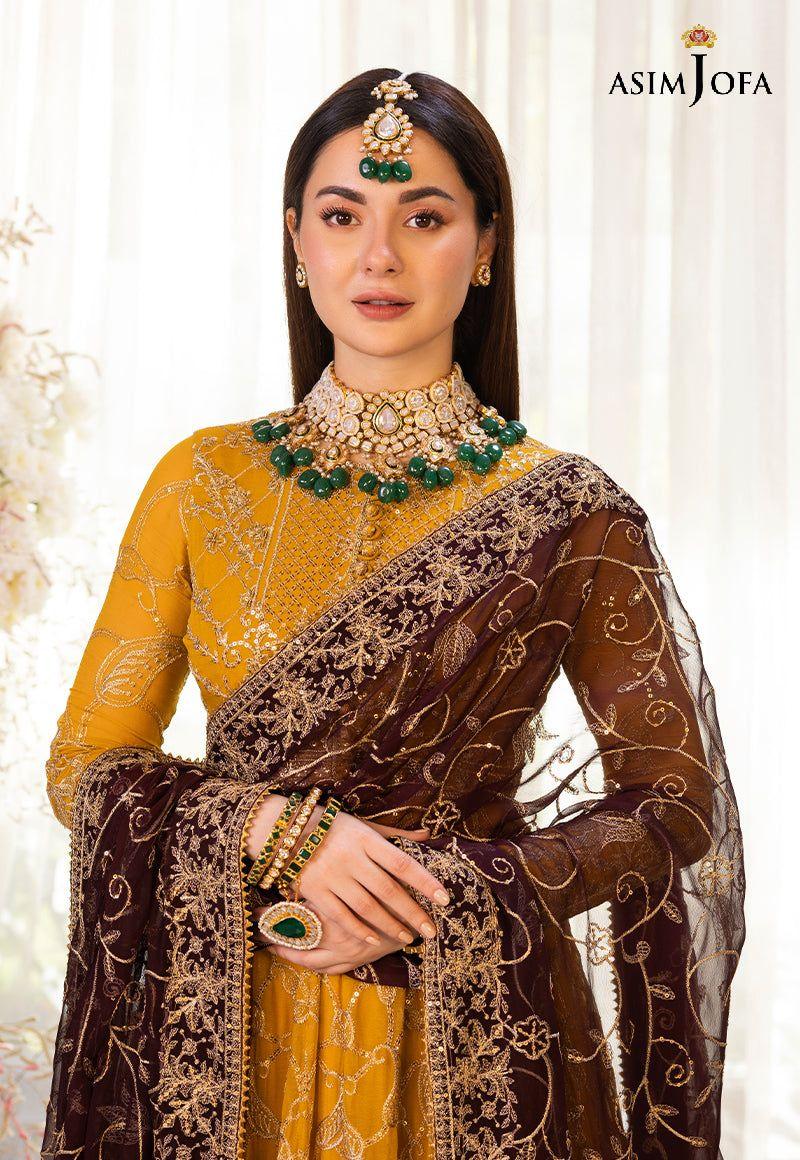 ASIM JOFA LUXUR PRET AJHJ-18 STITCHED - Rang-e-Khaas