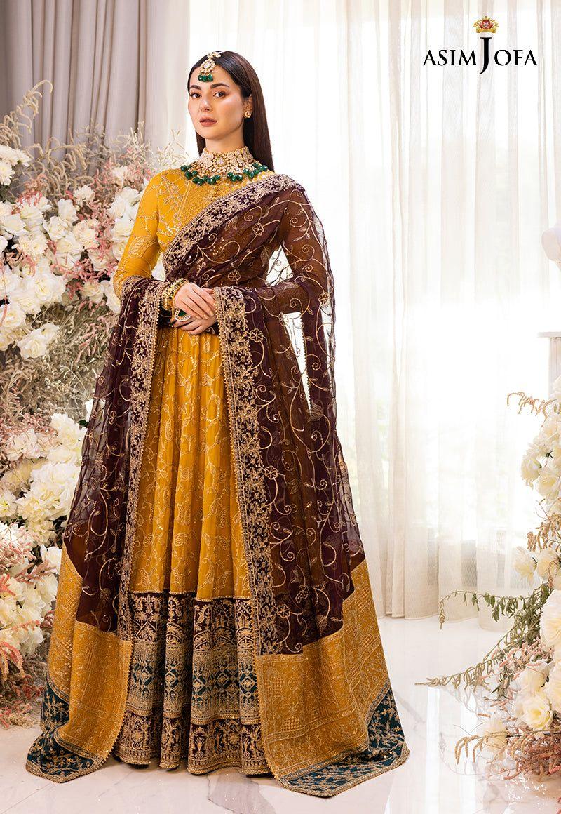 ASIM JOFA LUXUR PRET AJHJ-18 STITCHED - Rang-e-Khaas