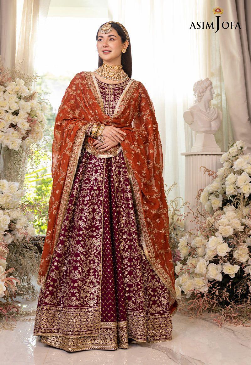 ASIM JOFA LUXUR PRET AJHJ-17 STITCHED - Rang-e-Khaas