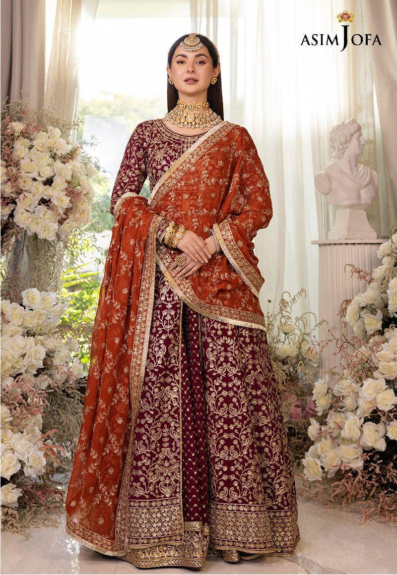 ASIM JOFA LUXUR PRET AJHJ-17 STITCHED - Rang-e-Khaas