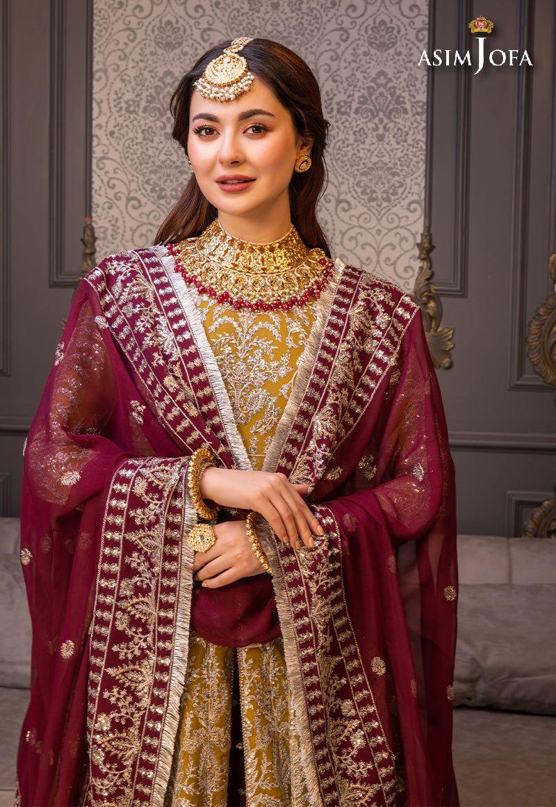 ASIM JOFA LUXUR PRET AJHJ-22 STITCHED - Rang-e-Khaas
