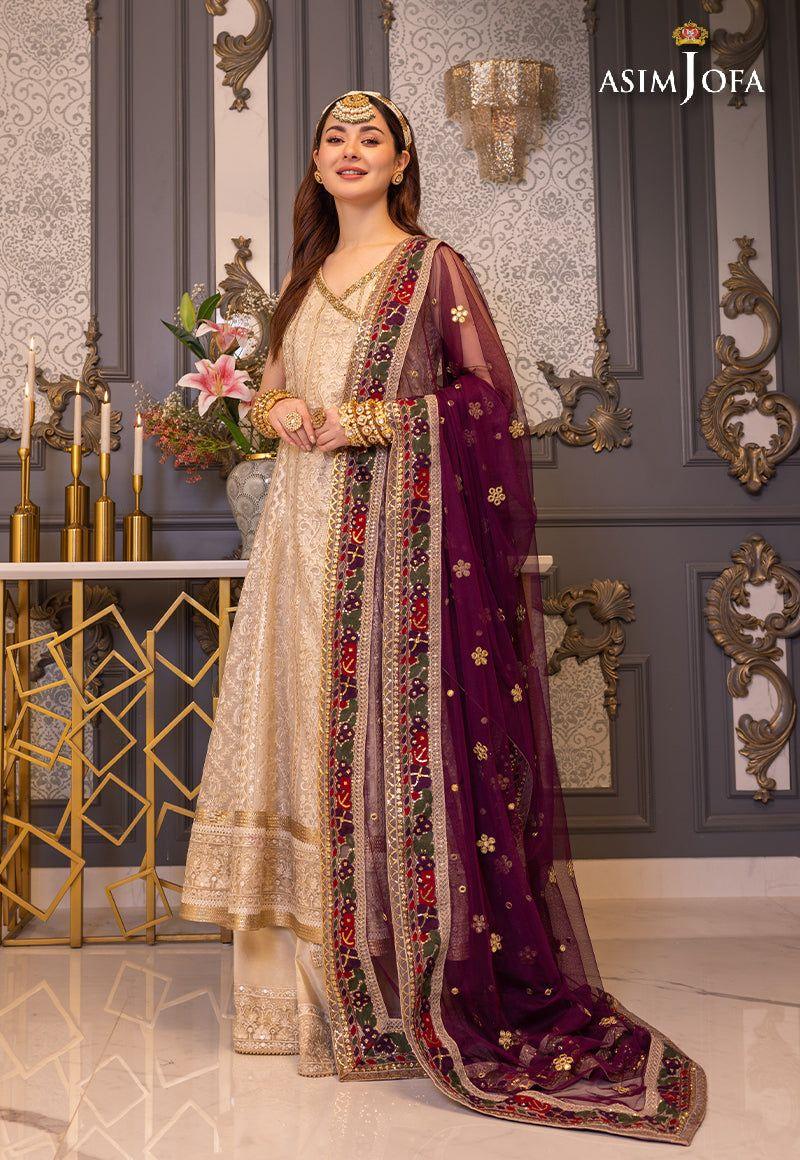 ASIM JOFA LUXUR PRET AJHJ-24 STITCHED - Rang-e-Khaas