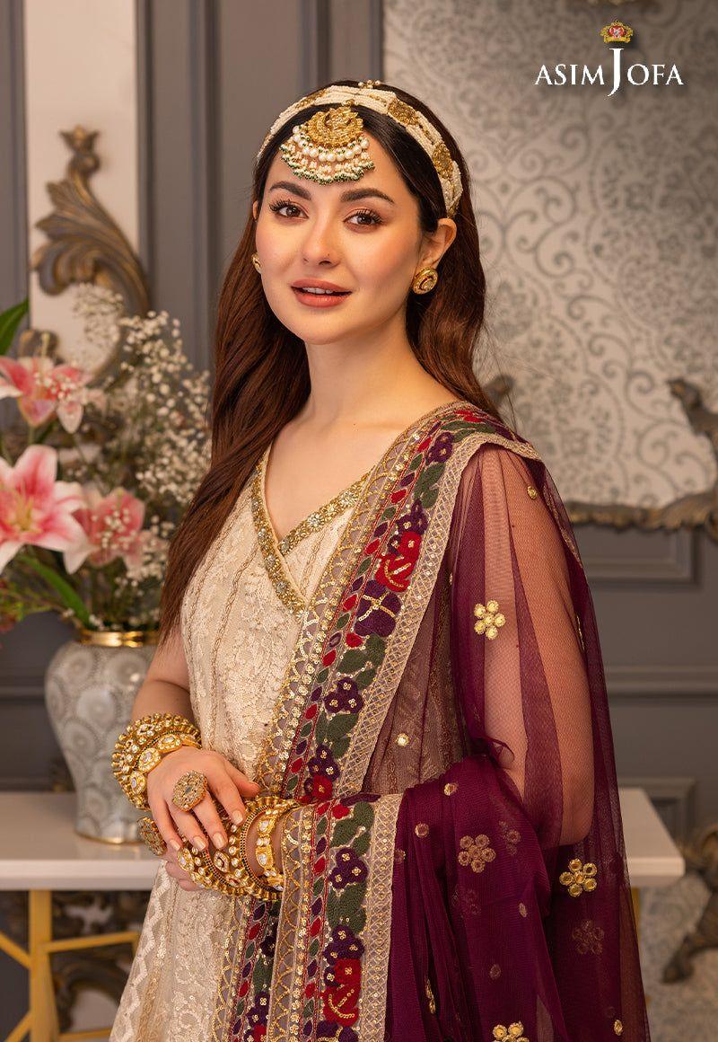 ASIM JOFA LUXUR PRET AJHJ-24 STITCHED - Rang-e-Khaas