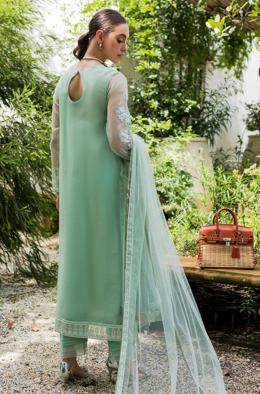 Maryum N Maria | Sorina Luxury Chiffon 23 | Beach Glass (MW23-504) - Rang-e-Khaas