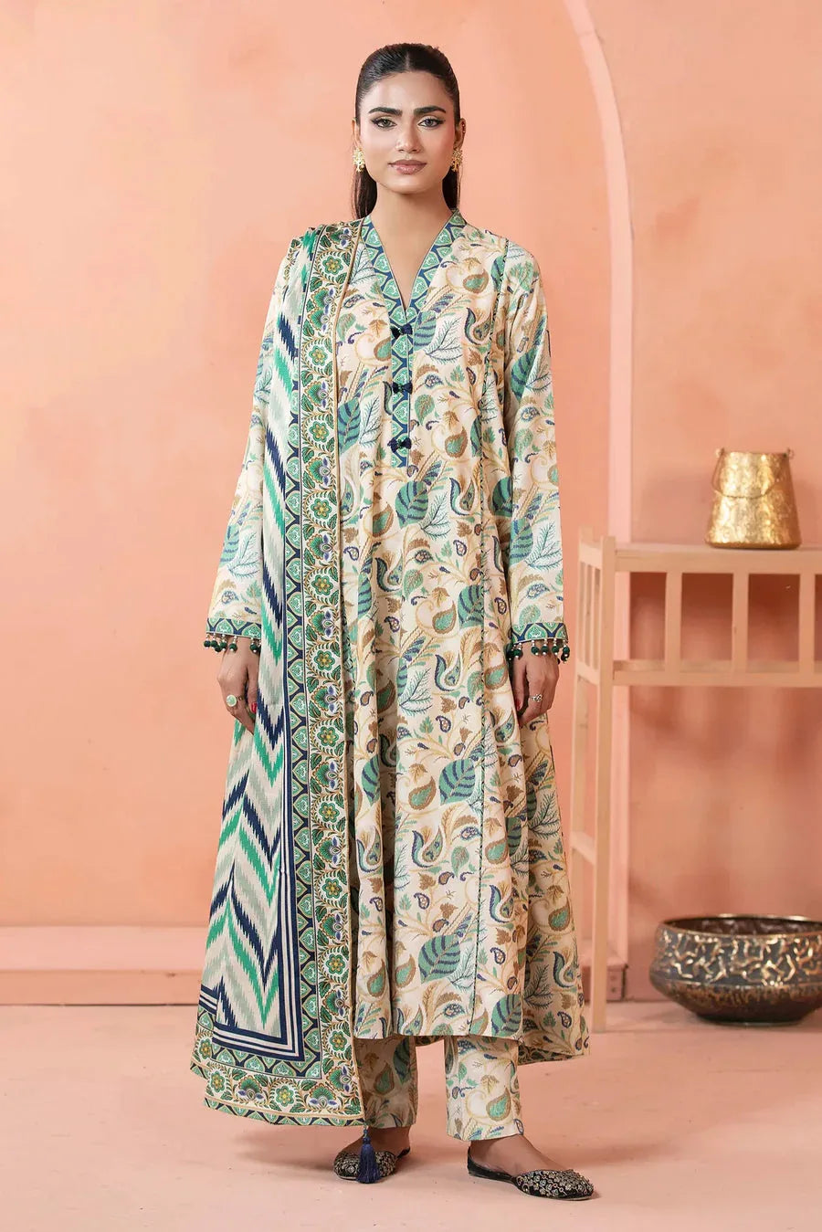 Adans Libas | Khaddar 25 | SLUB 7757 - Rang-e-Khaas