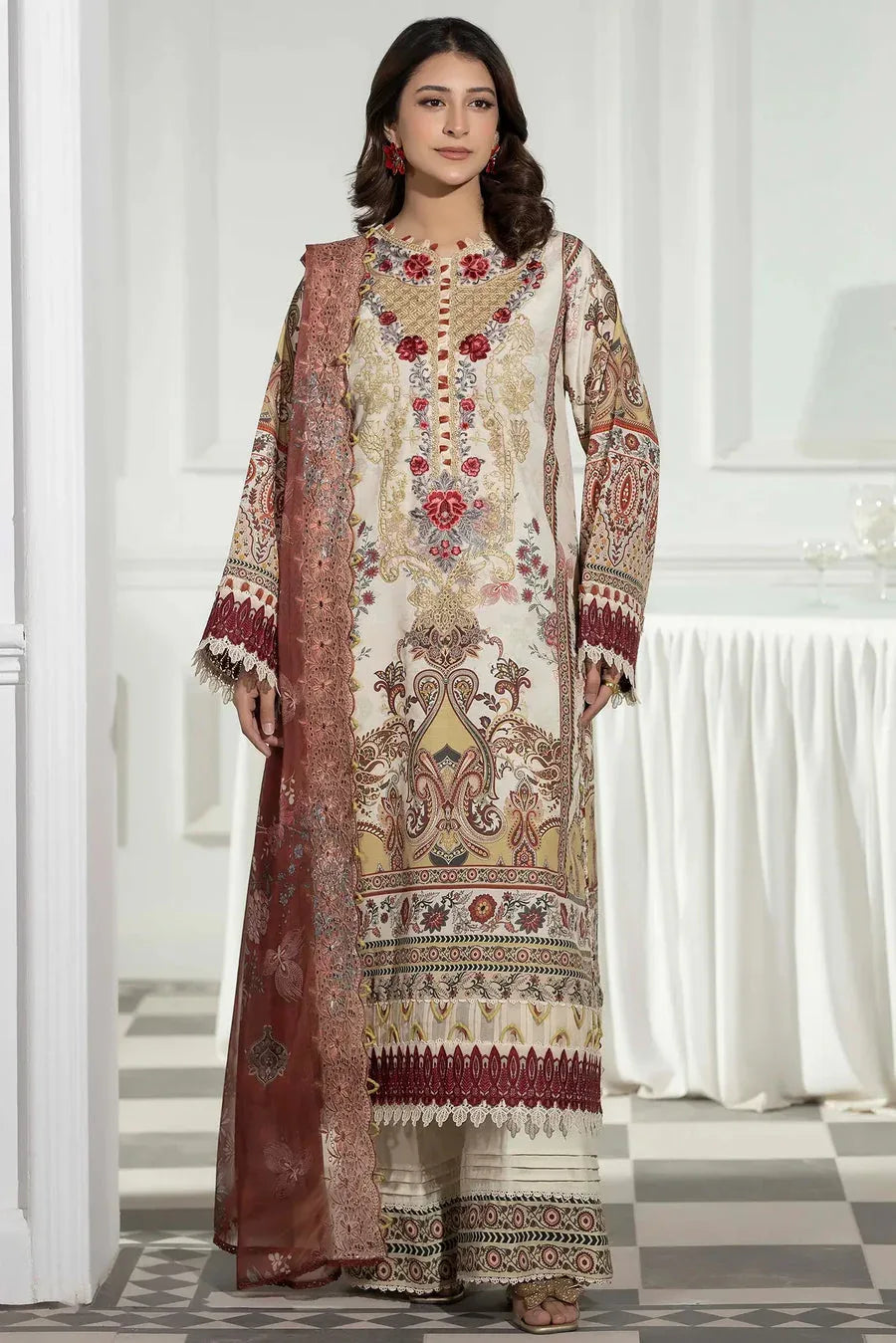 Adans Libas | Rukhsar Atelier | RUKHSAR 1530 - Rang-e-Khaas