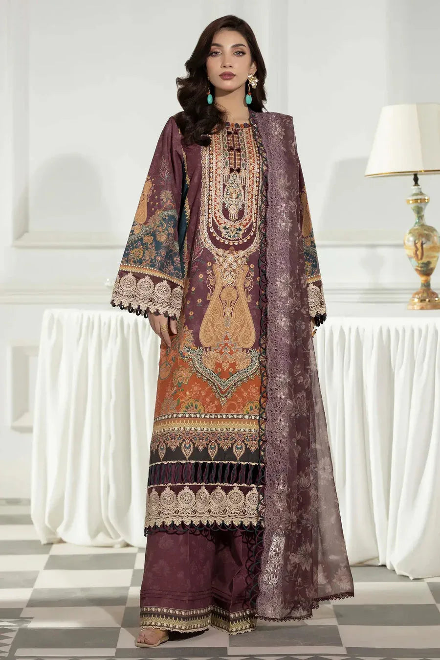 Adans Libas | Rukhsar Atelier | RUKHSAR 1534 - Rang-e-Khaas