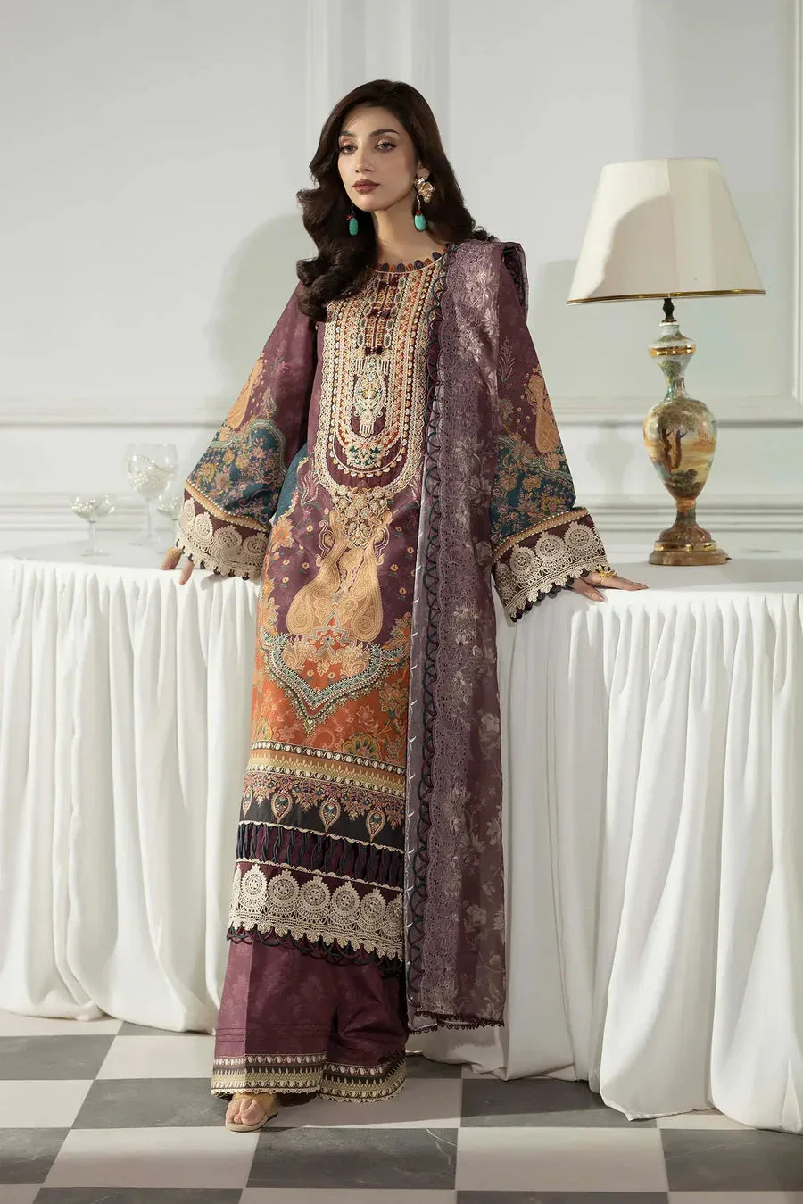 Adans Libas | Rukhsar Atelier | RUKHSAR 1534 - Rang-e-Khaas