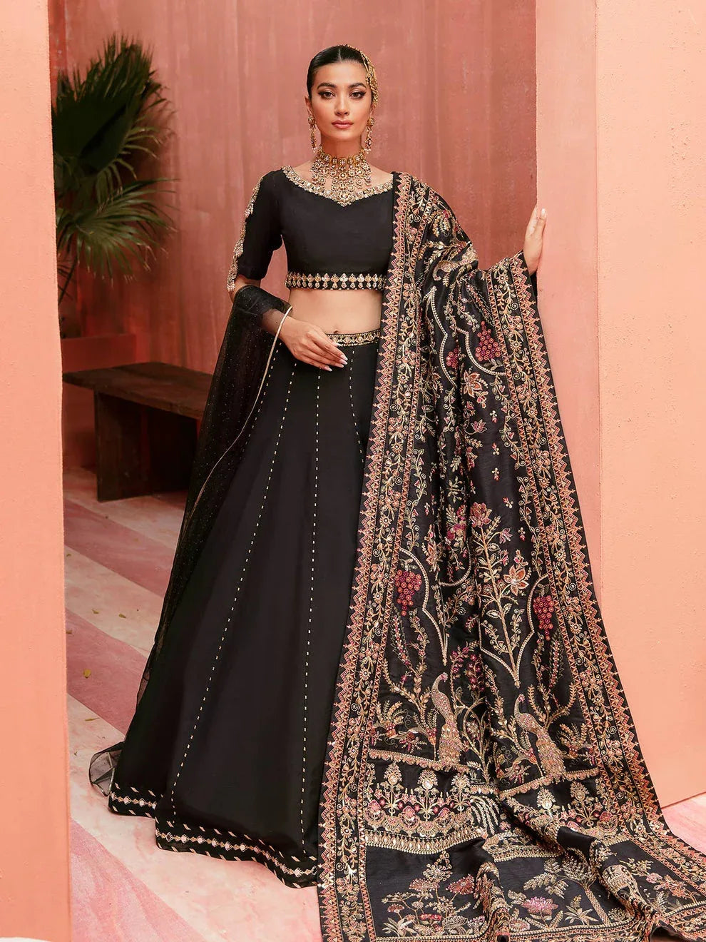 Gulaal | Wedding Formals | MAYAL GL-WS-22V1-32 (LEHNGA AND CHOLI) - Rang-e-Khaas