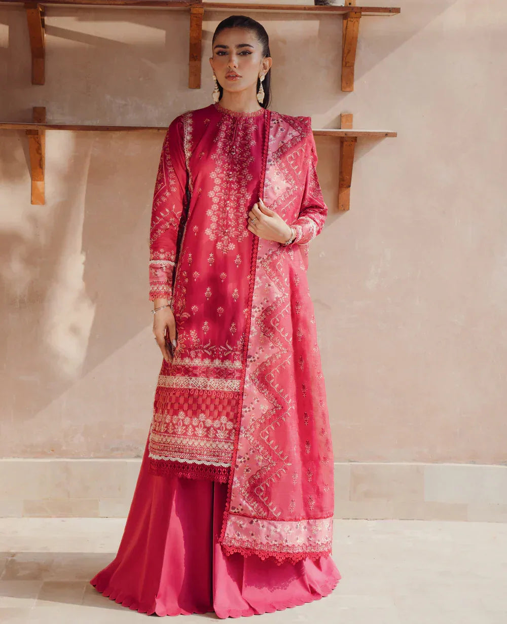 Xenia Formals | Lawn Collection 24 | Zaira - Rang-e-Khaas