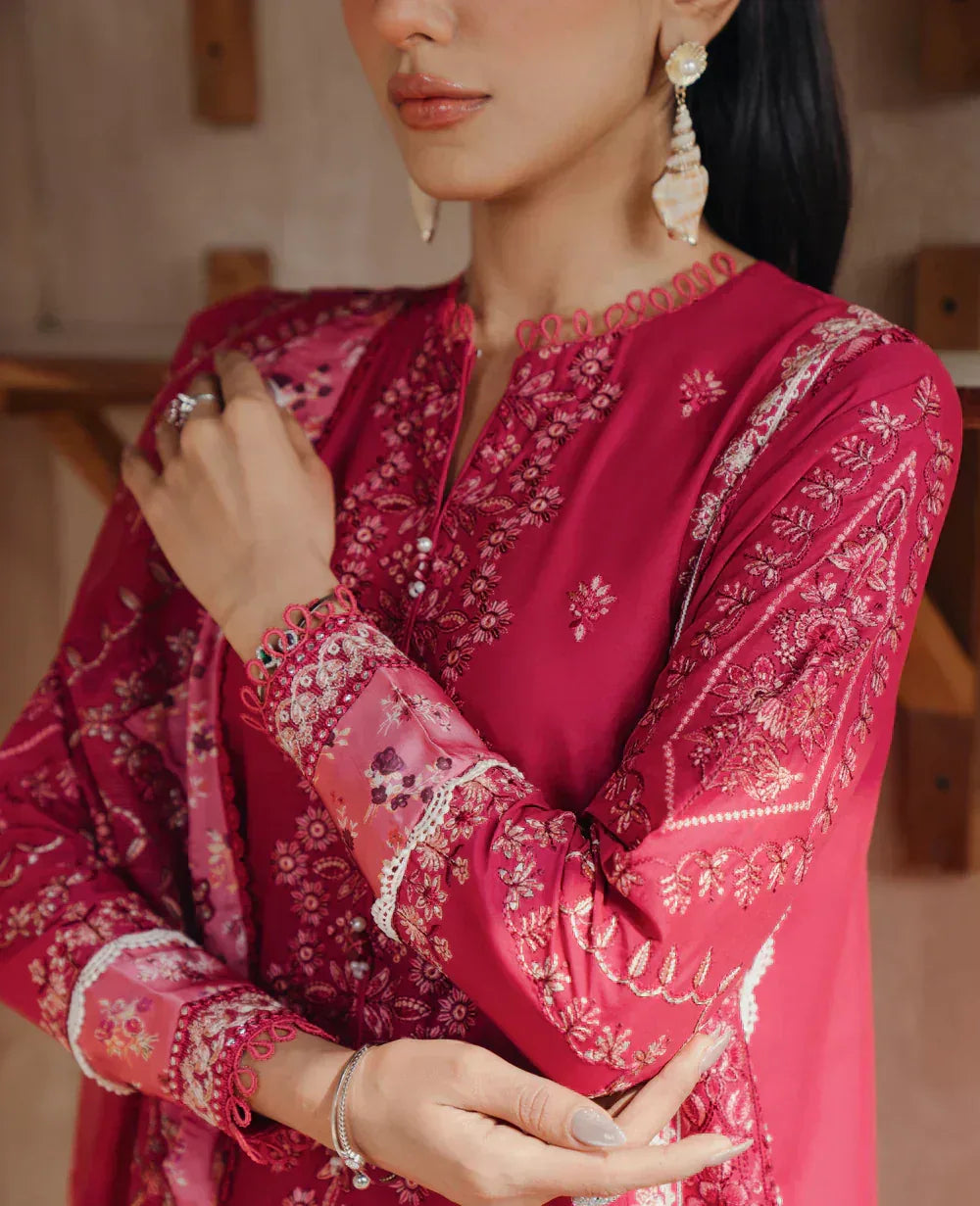 Xenia Formals | Lawn Collection 24 | Zaira - Rang-e-Khaas