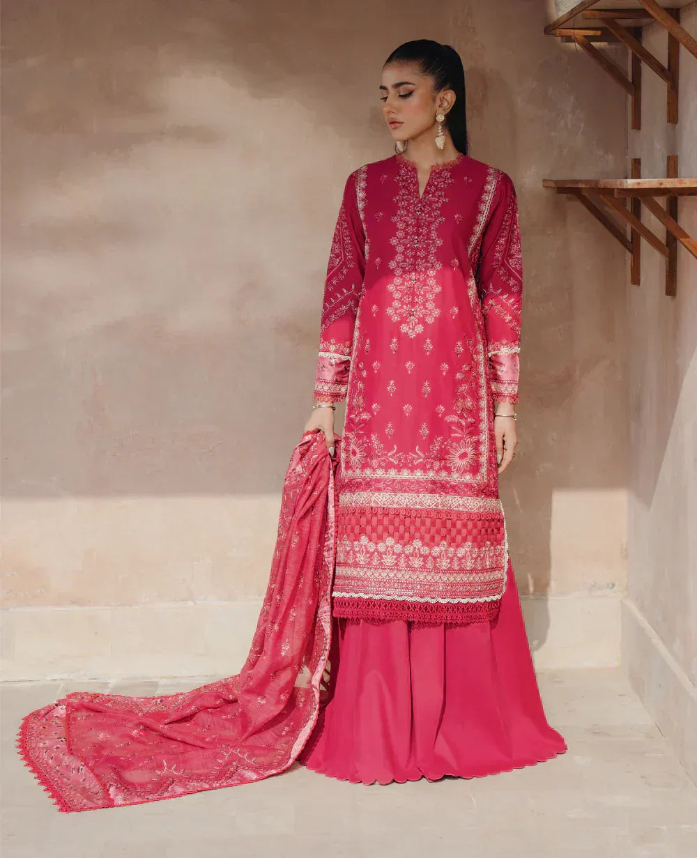 Xenia Formals | Lawn Collection 24 | Zaira - Rang-e-Khaas