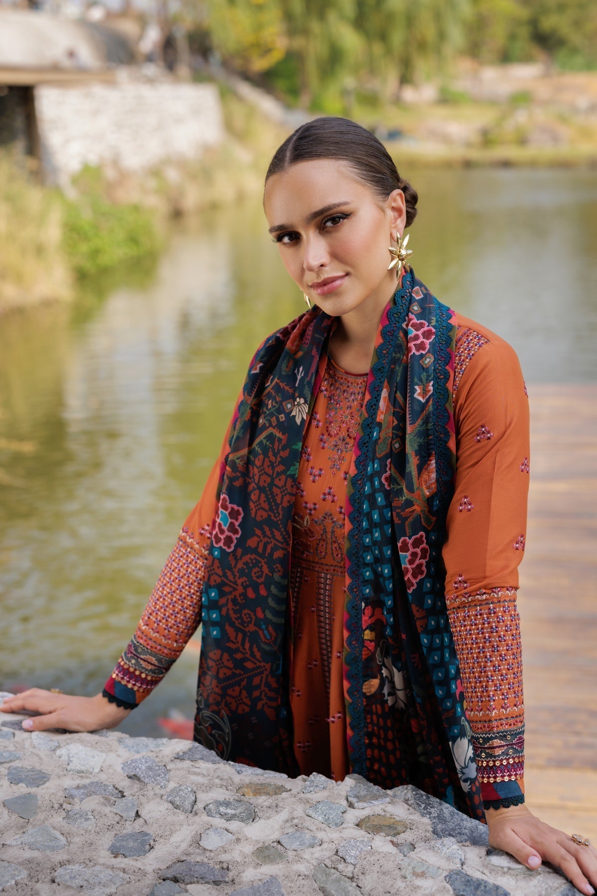 Xenia Formals | Luxury Lawn 25 | HANNAH - Rang-e-Khaas