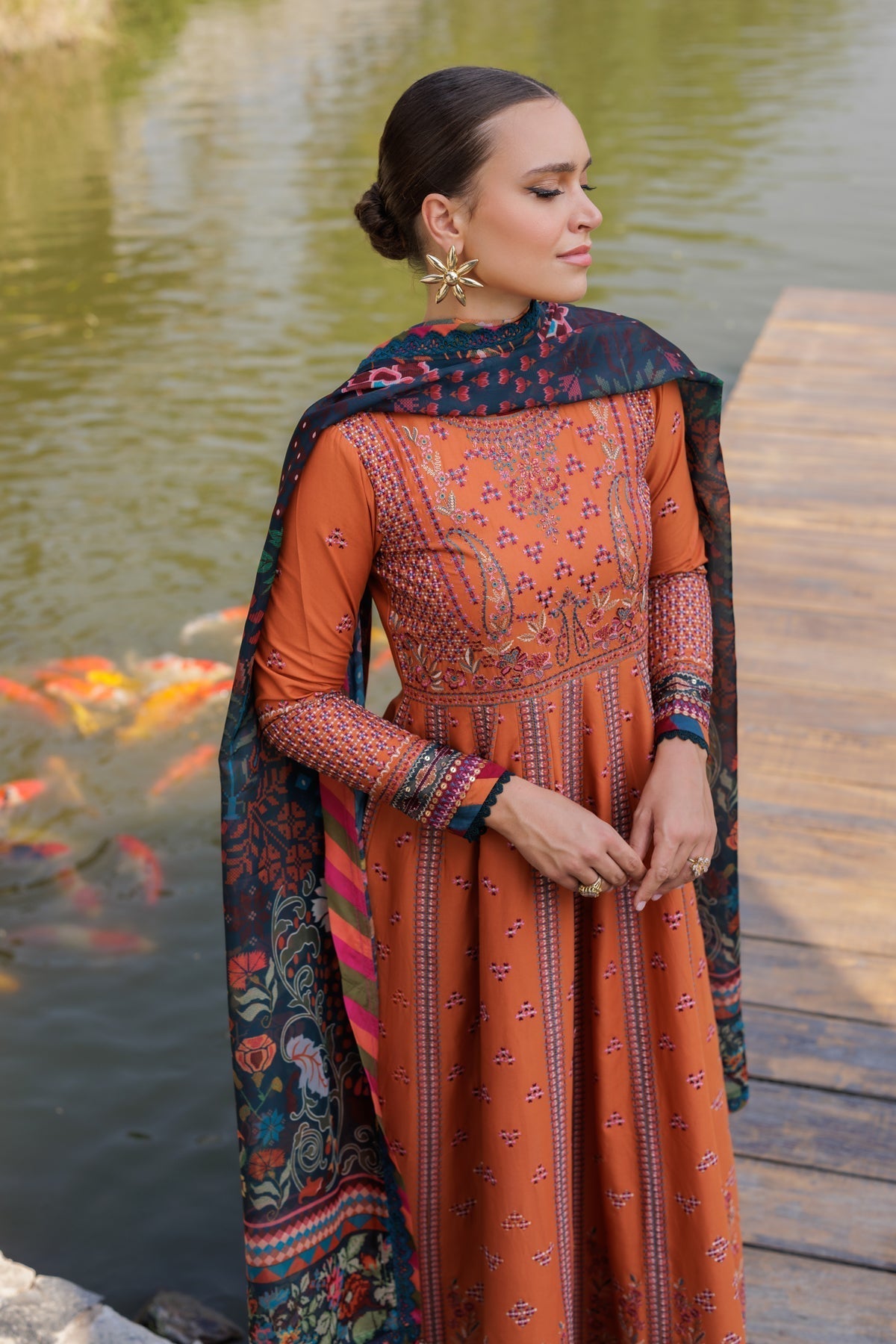 Xenia Formals | Luxury Lawn 25 | HANNAH - Rang-e-Khaas