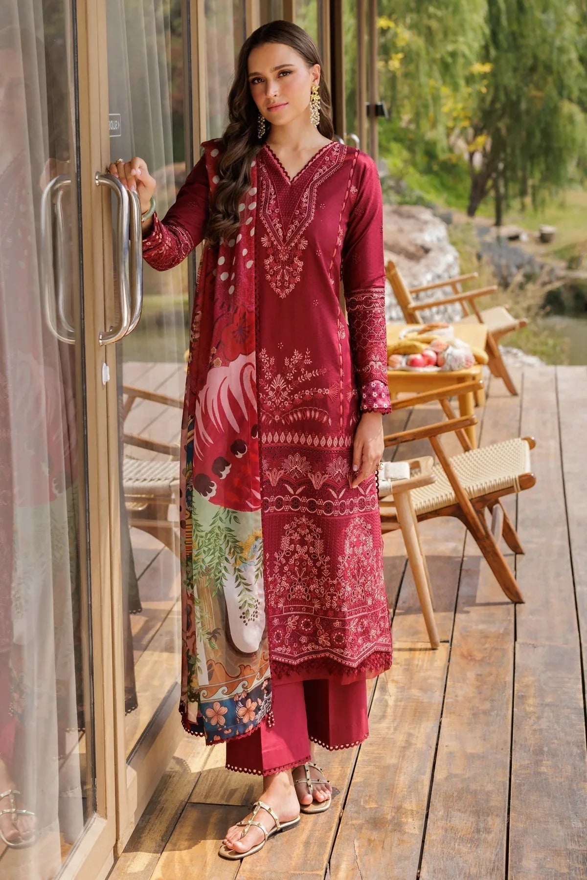 Xenia Formals | Luxury Lawn 25 | PAULA - Rang-e-Khaas