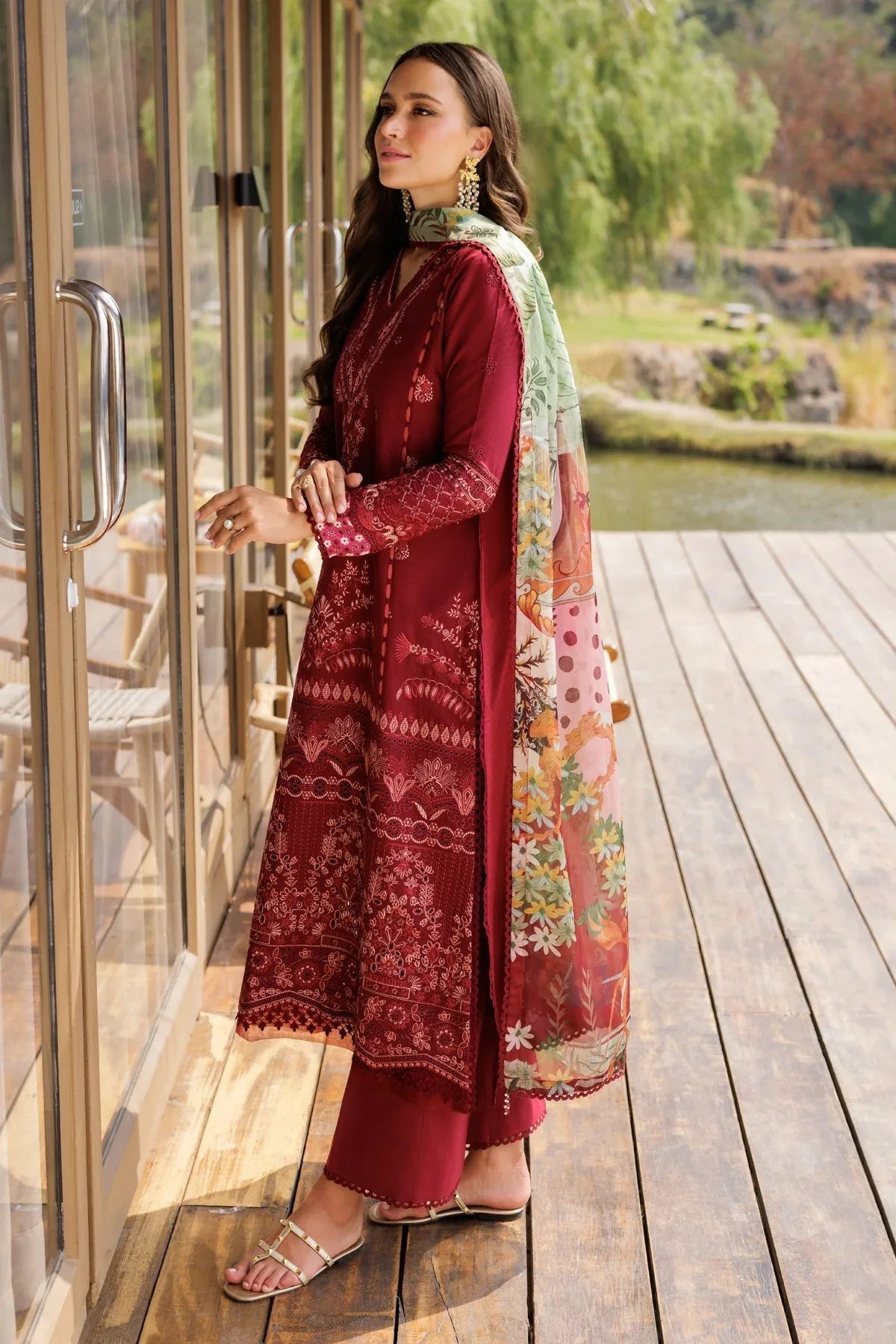 Xenia Formals | Luxury Lawn 25 | PAULA - Rang-e-Khaas