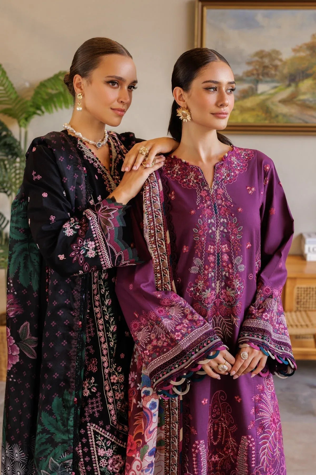 Xenia Formals | Luxury Lawn 25 | VIOLET - Rang-e-Khaas