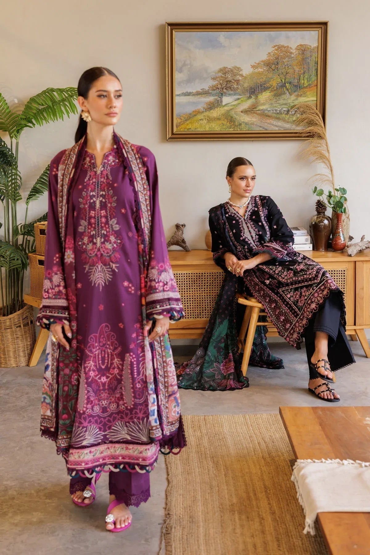 Xenia Formals | Luxury Lawn 25 | VIOLET - Rang-e-Khaas