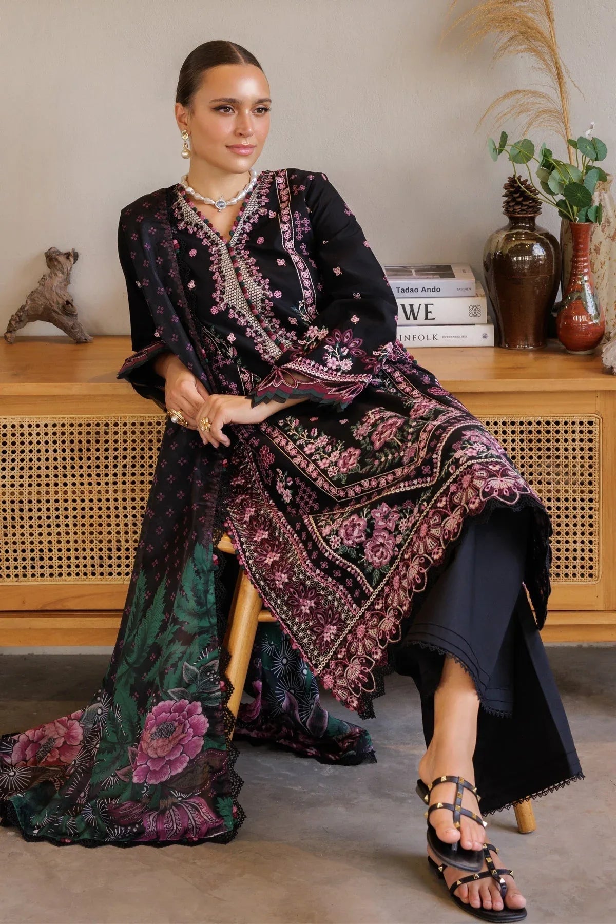 Xenia Formals | Luxury Lawn 25 | ZITA - Rang-e-Khaas