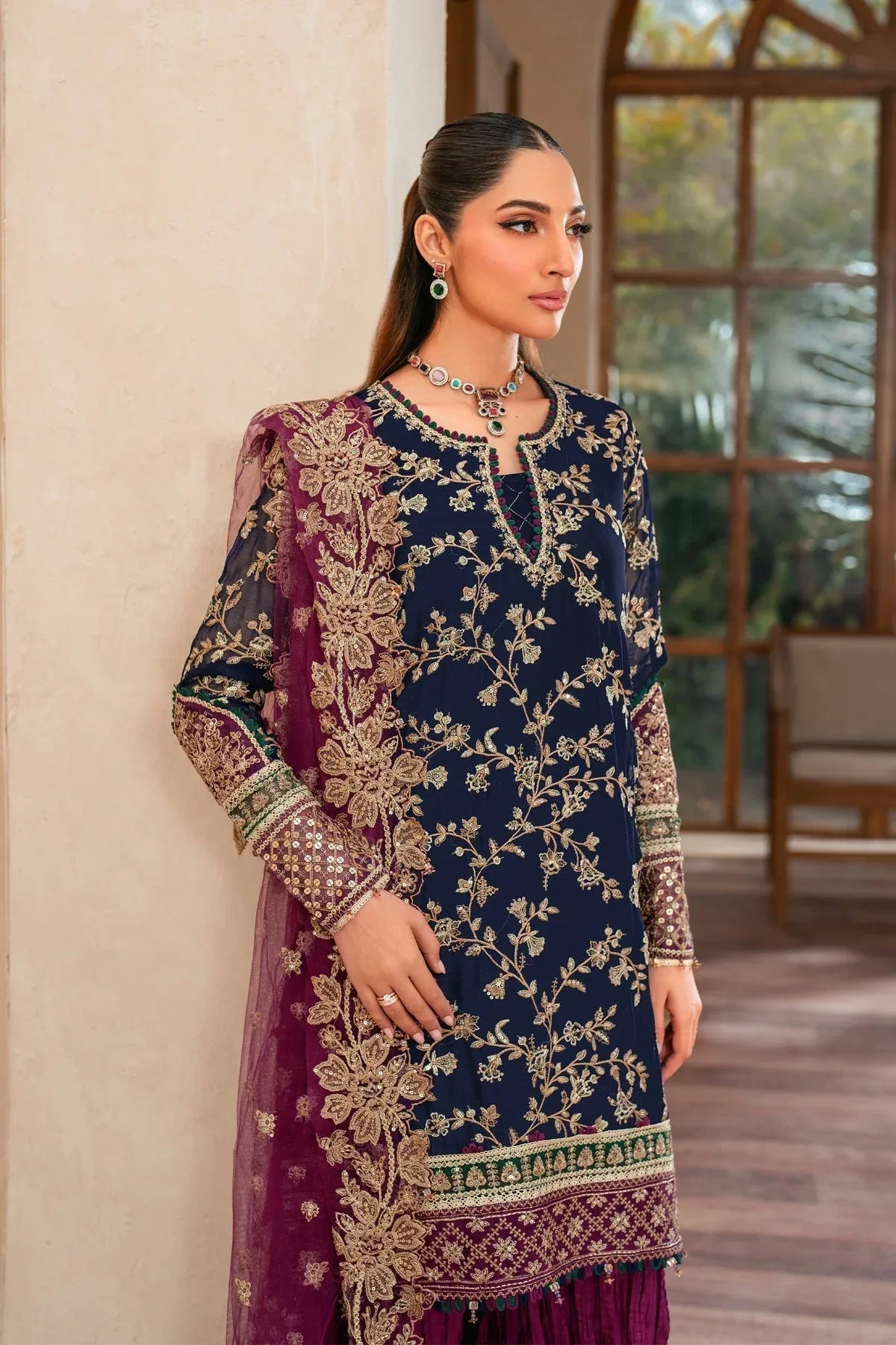 Xenia Formals | Niran Formals | SERAPHINA - Rang-e-Khaas