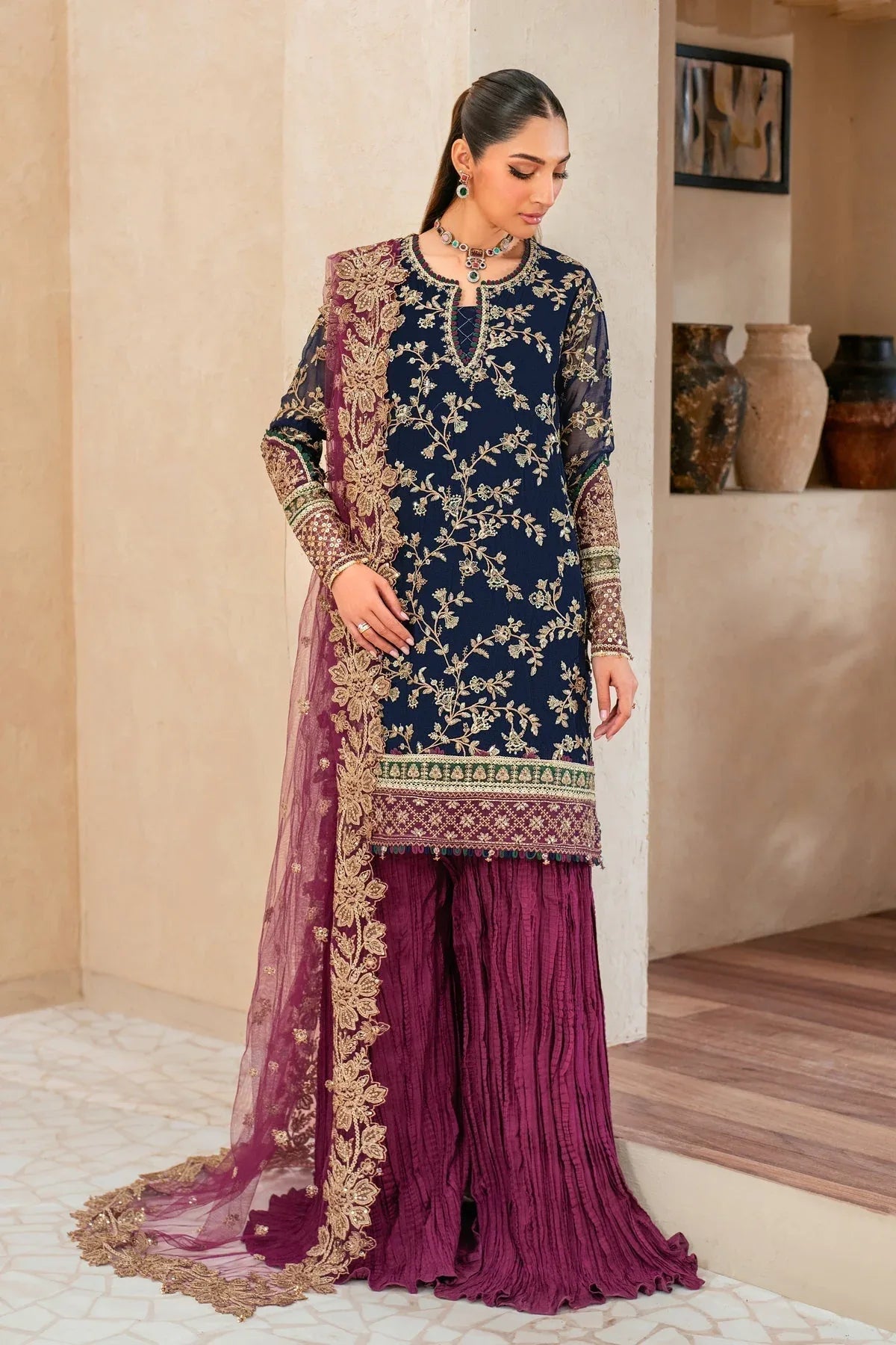 Xenia Formals | Niran Formals | SERAPHINA - Rang-e-Khaas