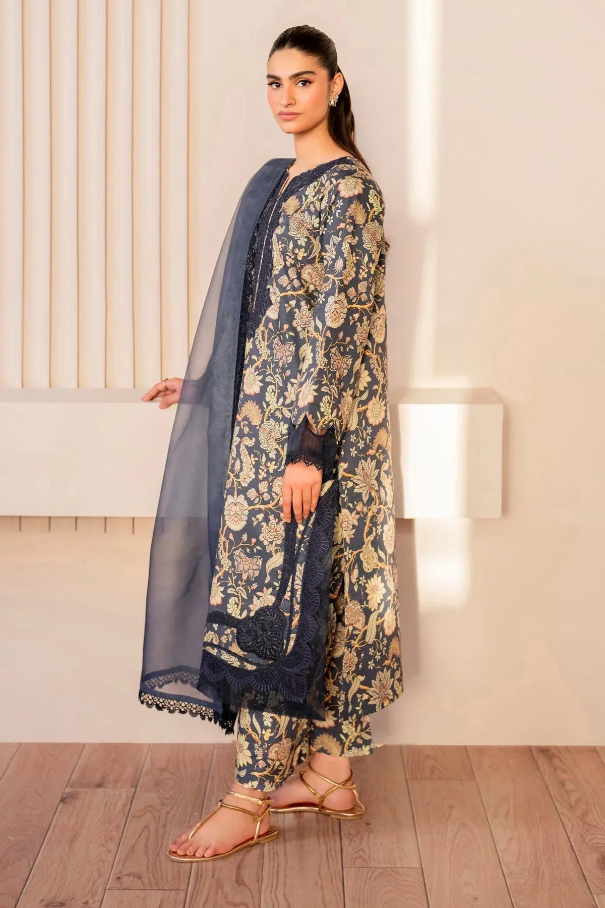 Xenia Formals | Printkari 25 | BIRCH - Rang-e-Khaas