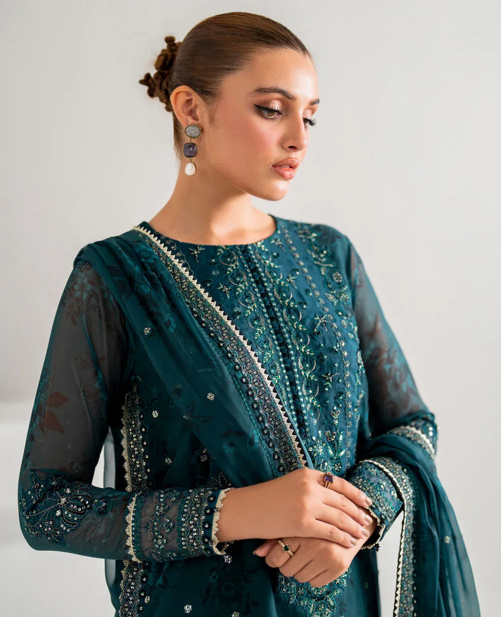 Xenia Formals | Raahi Luxury Formals | AURA - Rang-e-Khaas