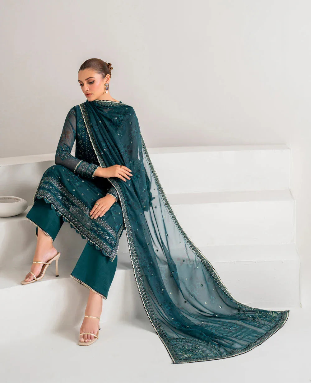 Xenia Formals | Raahi Luxury Formals | AURA - Rang-e-Khaas