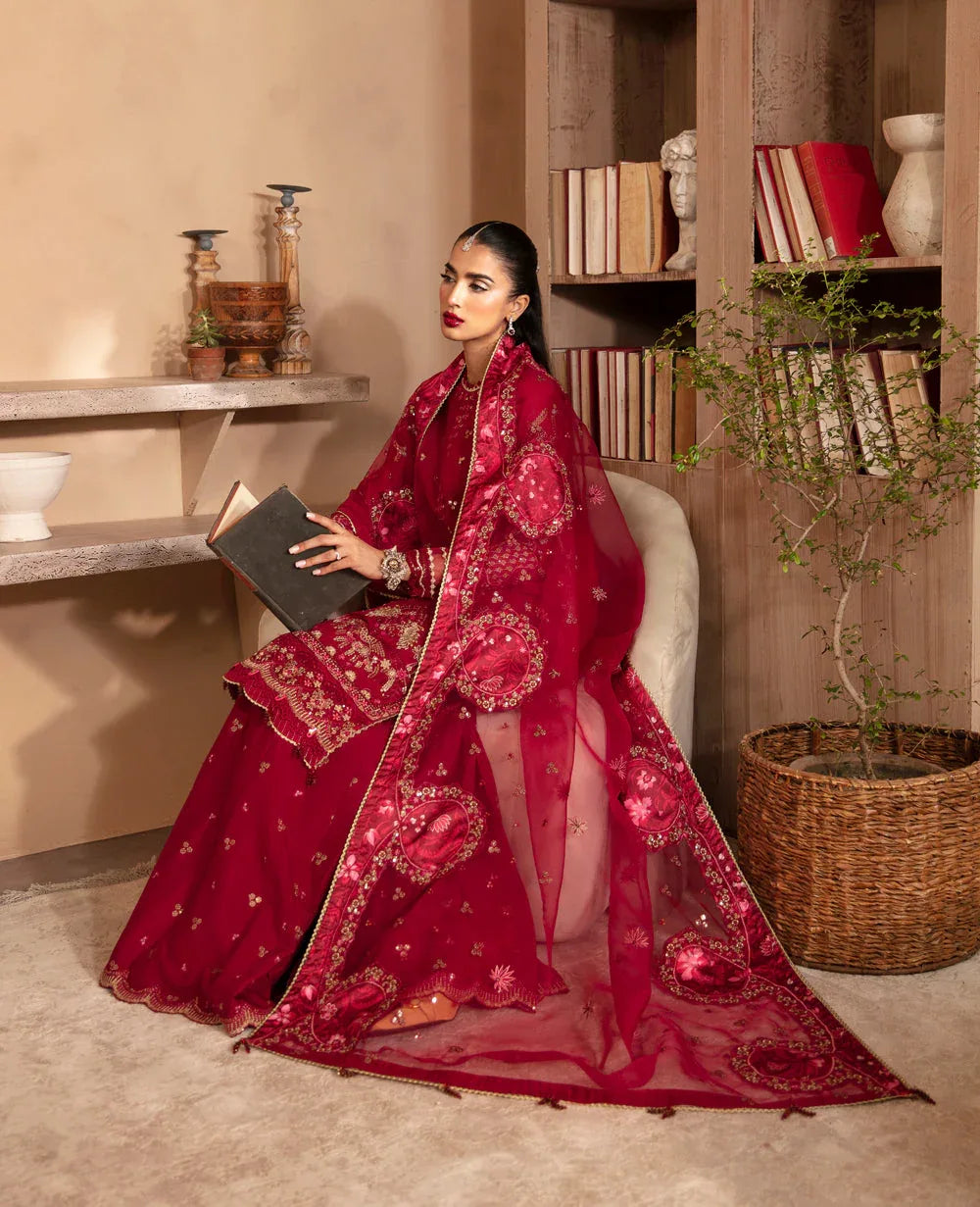Xenia Formals | Raahi Luxury Formals | AURORE - Rang-e-Khaas