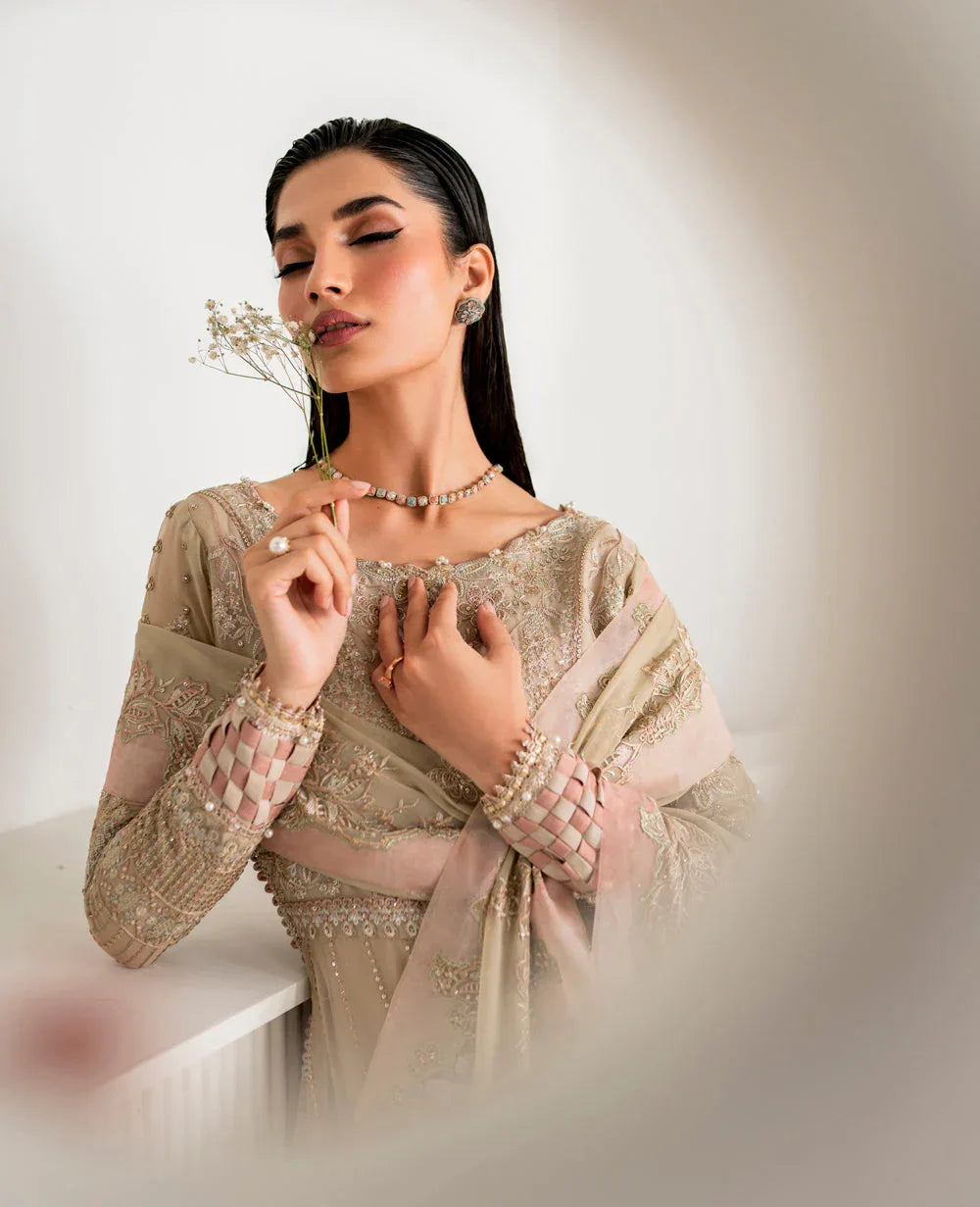 Xenia Formals | Raahi Luxury Formals | CASCADE - Rang-e-Khaas