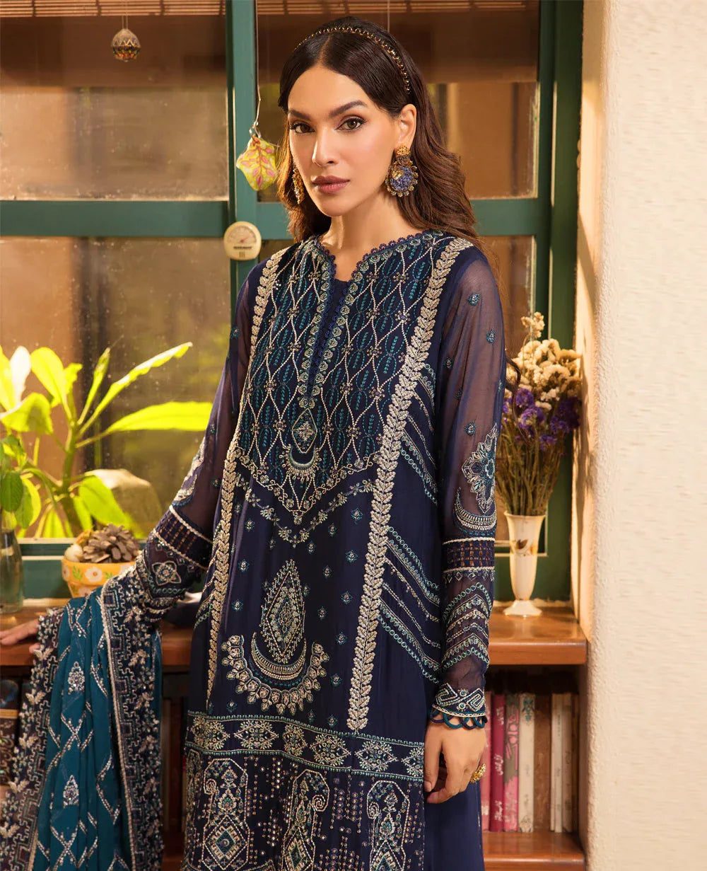 Xenia Formals | Raahi Luxury Formals | CELESTE - Rang-e-Khaas
