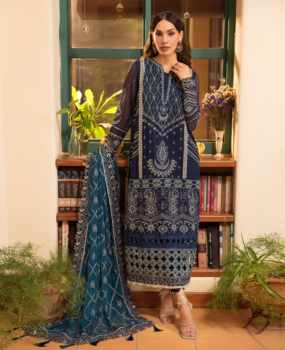 Xenia Formals | Raahi Luxury Formals | CELESTE - Rang-e-Khaas