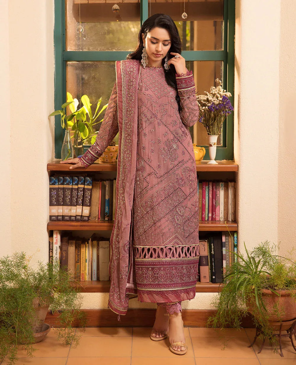 Xenia Formals | Raahi Luxury Formals | EDDA - Rang-e-Khaas