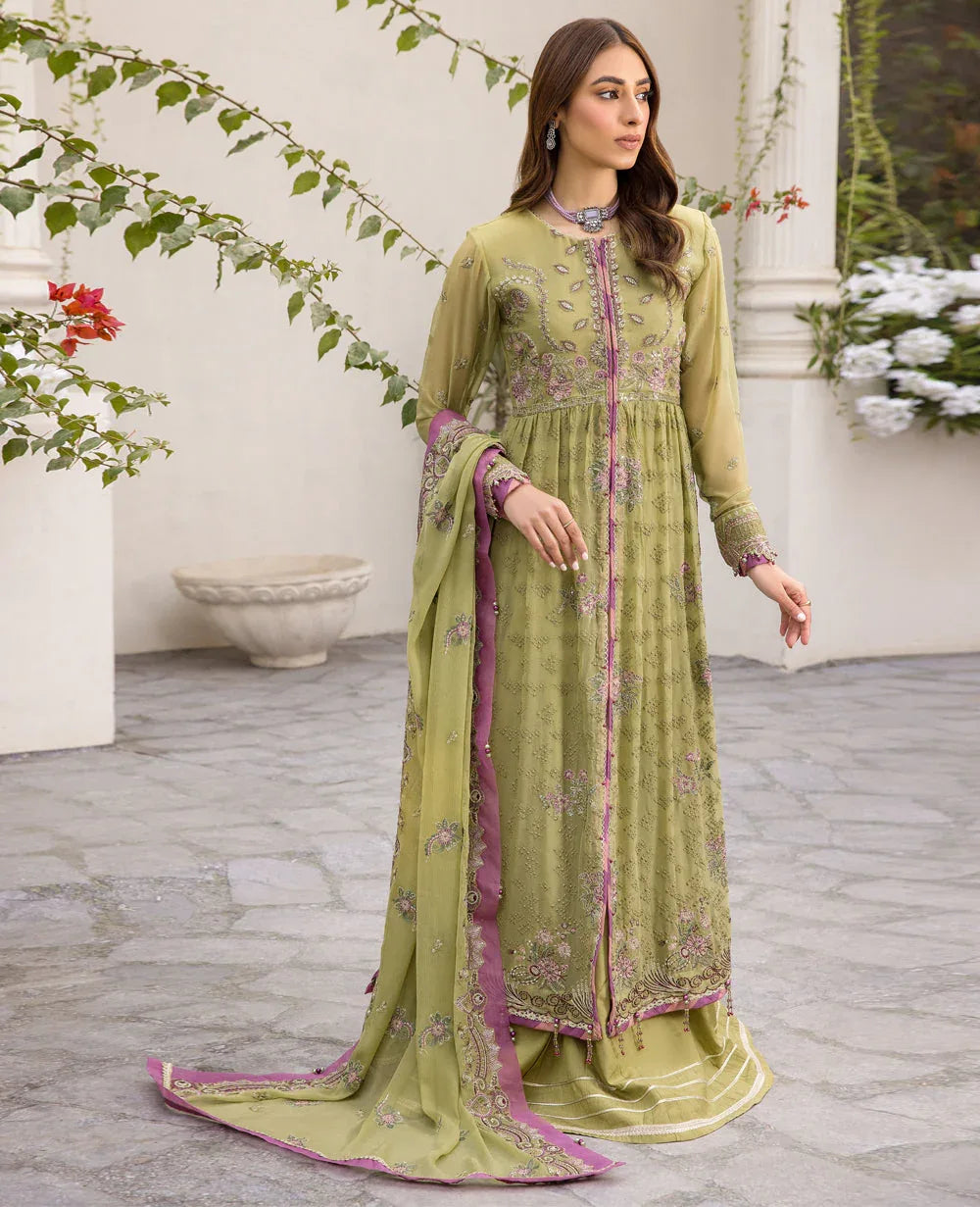 Xenia Formals | Raahi Luxury Formals | FUSEELAH - Rang-e-Khaas