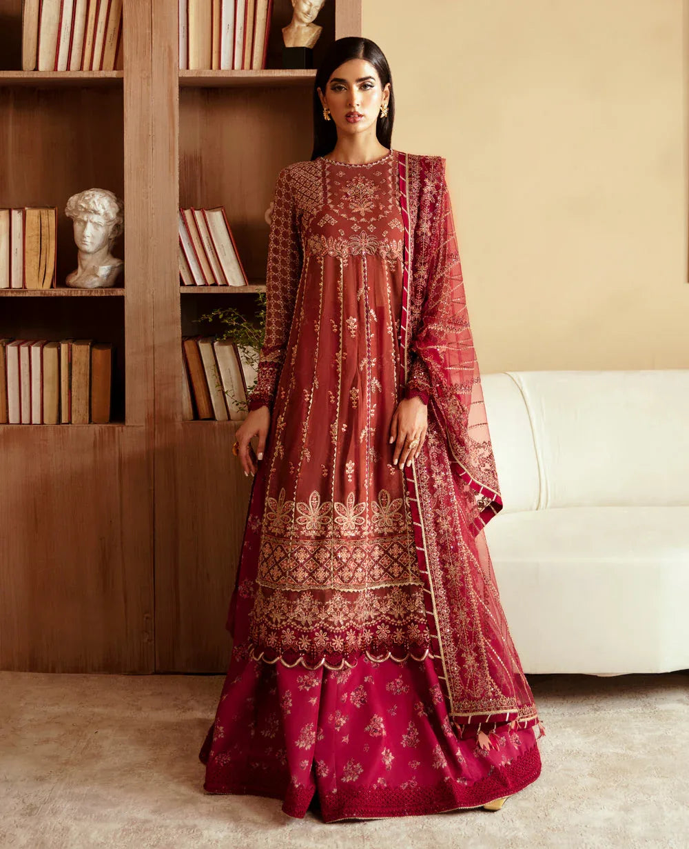 Xenia Formals | Raahi Luxury Formals | ISHAMA - Rang-e-Khaas