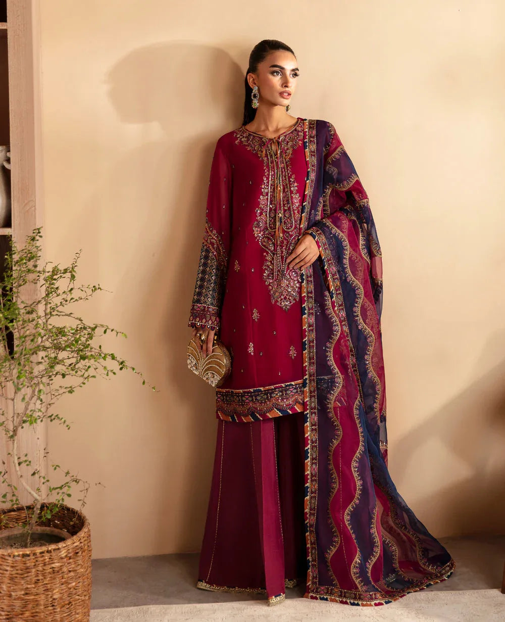 Xenia Formals | Raahi Luxury Formals | MEHKASH - Rang-e-Khaas