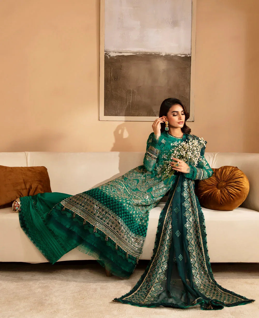Xenia Formals | Raahi Luxury Formals | MIRAI - Rang-e-Khaas