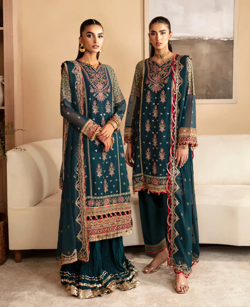 Xenia Formals | Raahi Luxury Formals | NEHMAT - Rang-e-Khaas