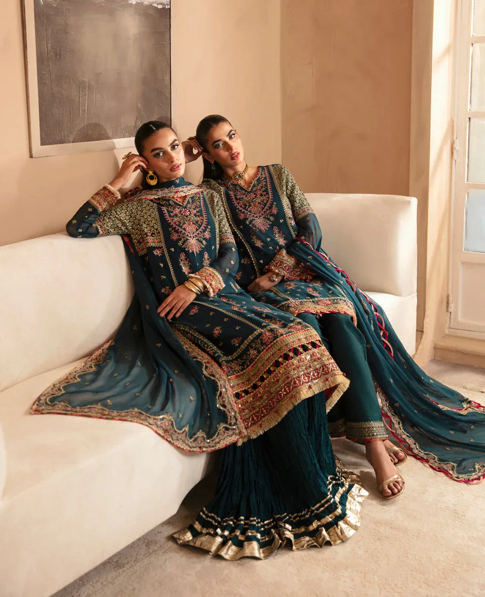 Xenia Formals | Raahi Luxury Formals | NEHMAT - Rang-e-Khaas