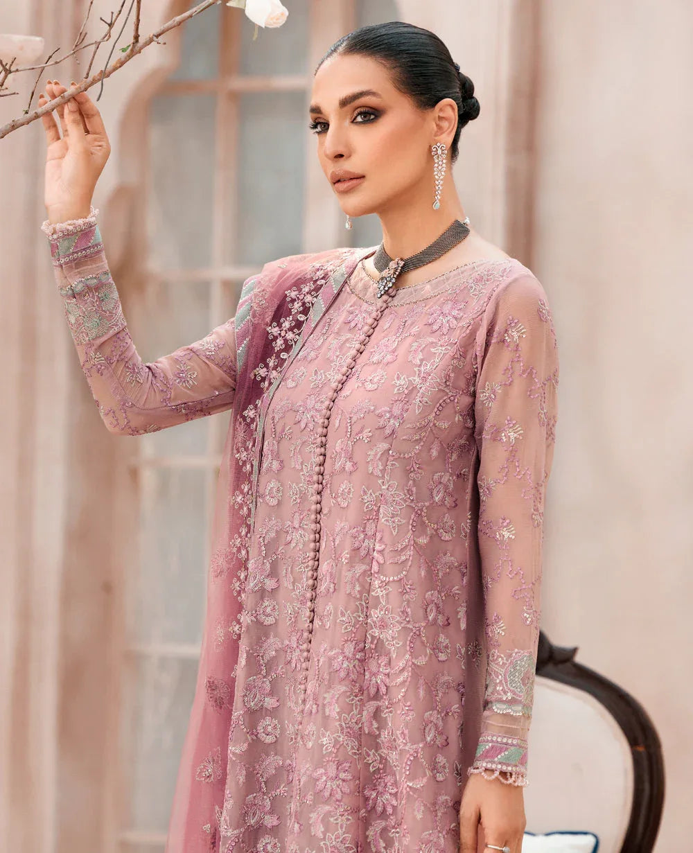 Xenia Formals | Raahi Luxury Formals | NIZHA - Rang-e-Khaas
