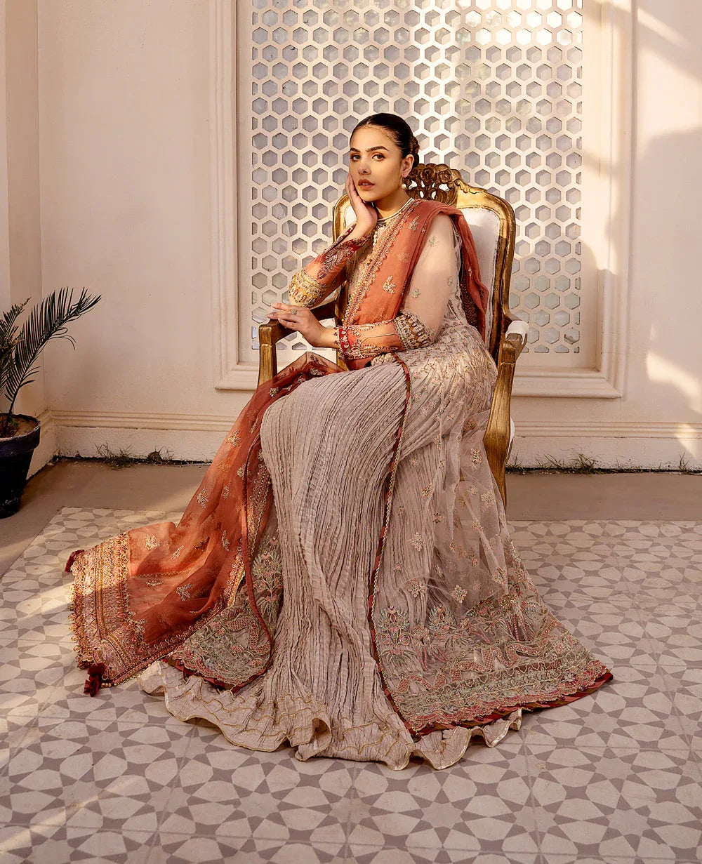 Xenia Formals | Raahi Luxury Formals | SHERMINA - Rang-e-Khaas