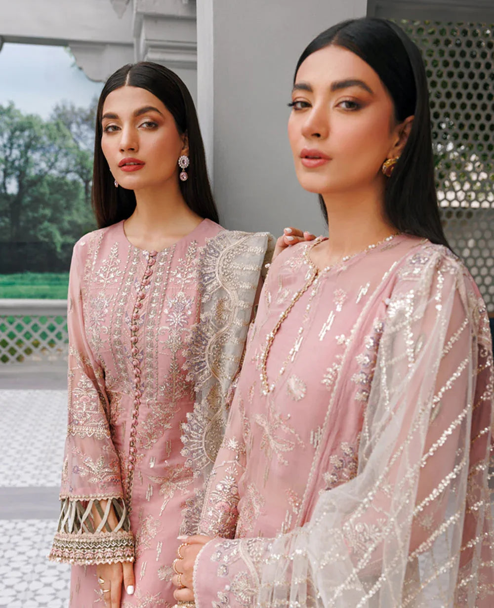 Xenia Formals | Raahi Luxury Formals | TAUPE - Rang-e-Khaas