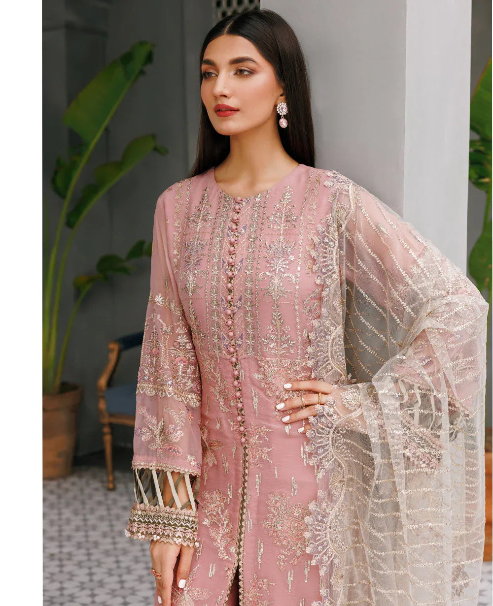 Xenia Formals | Raahi Luxury Formals | TAUPE - Rang-e-Khaas