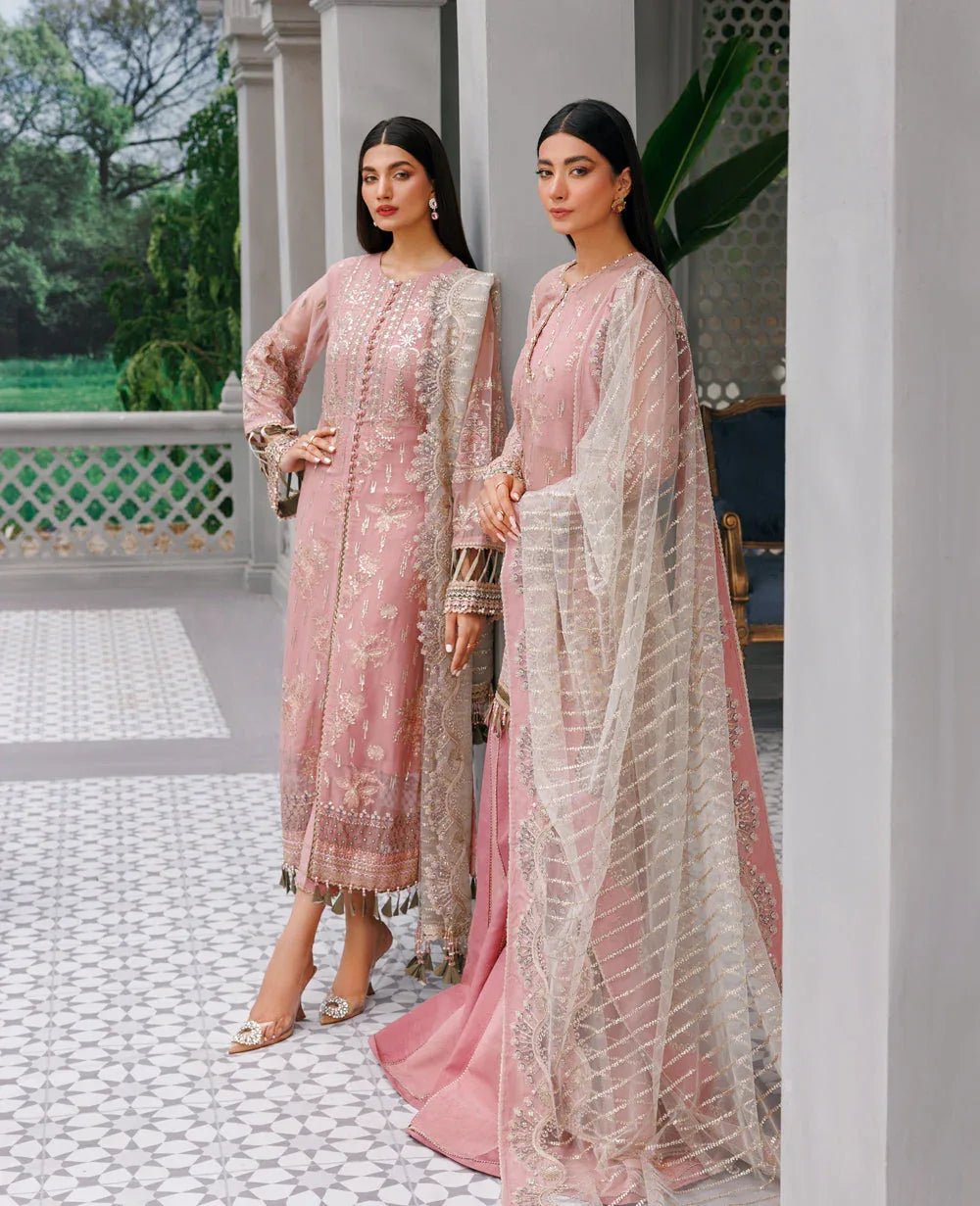 Xenia Formals | Raahi Luxury Formals | TAUPE - Rang-e-Khaas